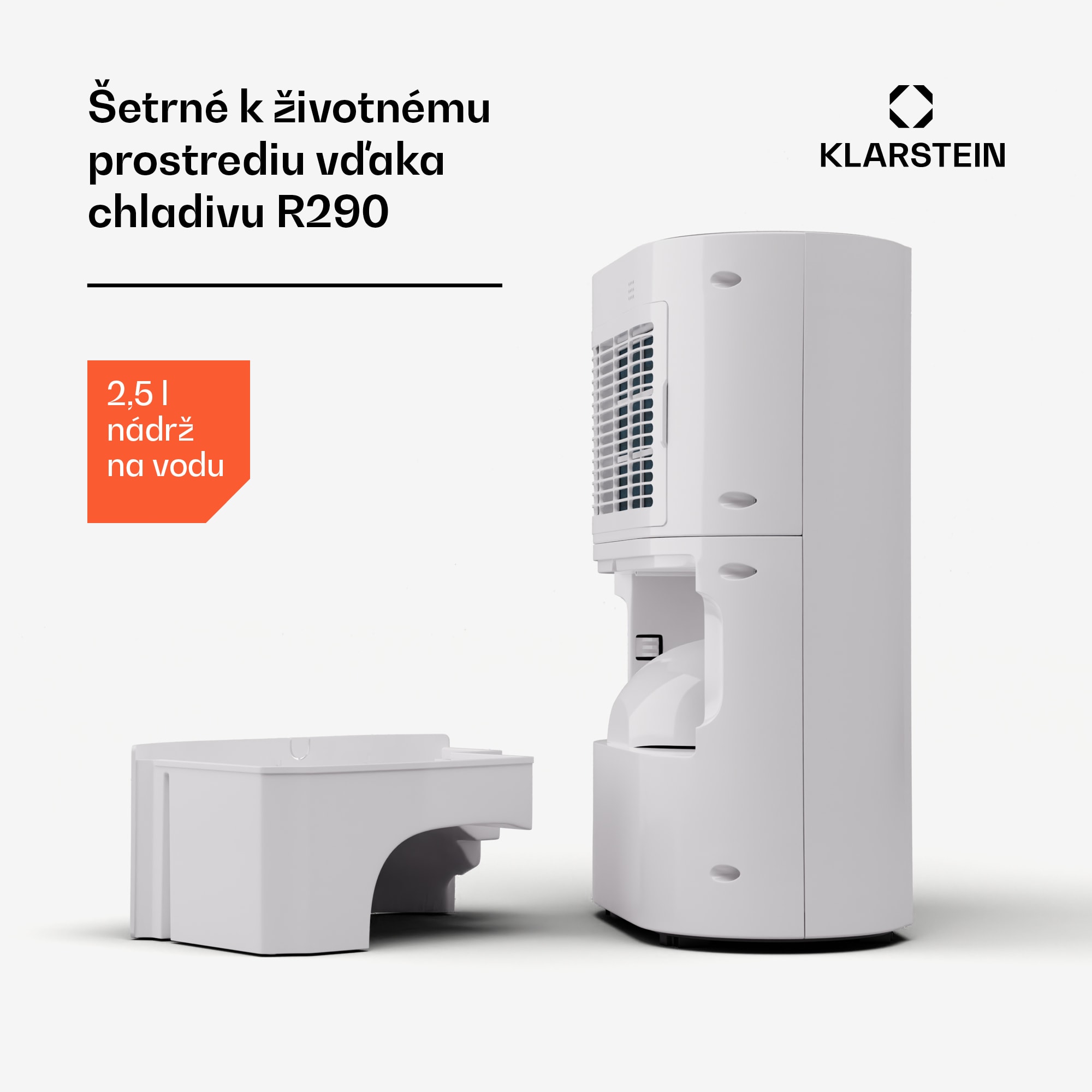 Klarstein AeroDry 10 Odvlhčovač 165W 10l/d 135m³/h 20-30 m² DrySelect 37dB – Obrázok 4