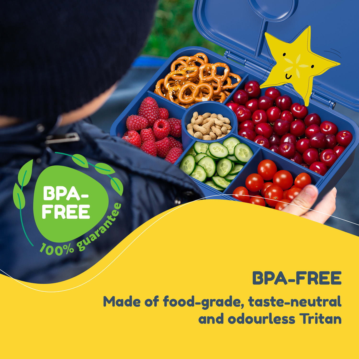 NA Schmatzfatz desiatový box so 6 priehradkami