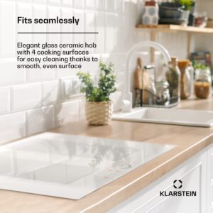 Klarstein Delicatessa 70 Flex, vstavaná indukčná varná doska, 4 zóny, 7000 W, sklokeramika