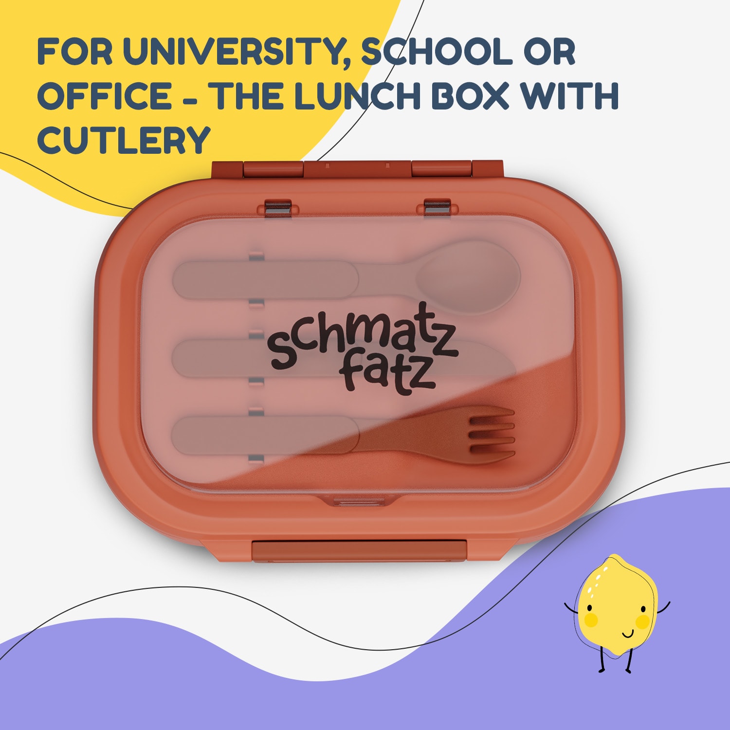 Klarstein Bunko plastový desiatový box s 3 priehradkami – Obrázok 4