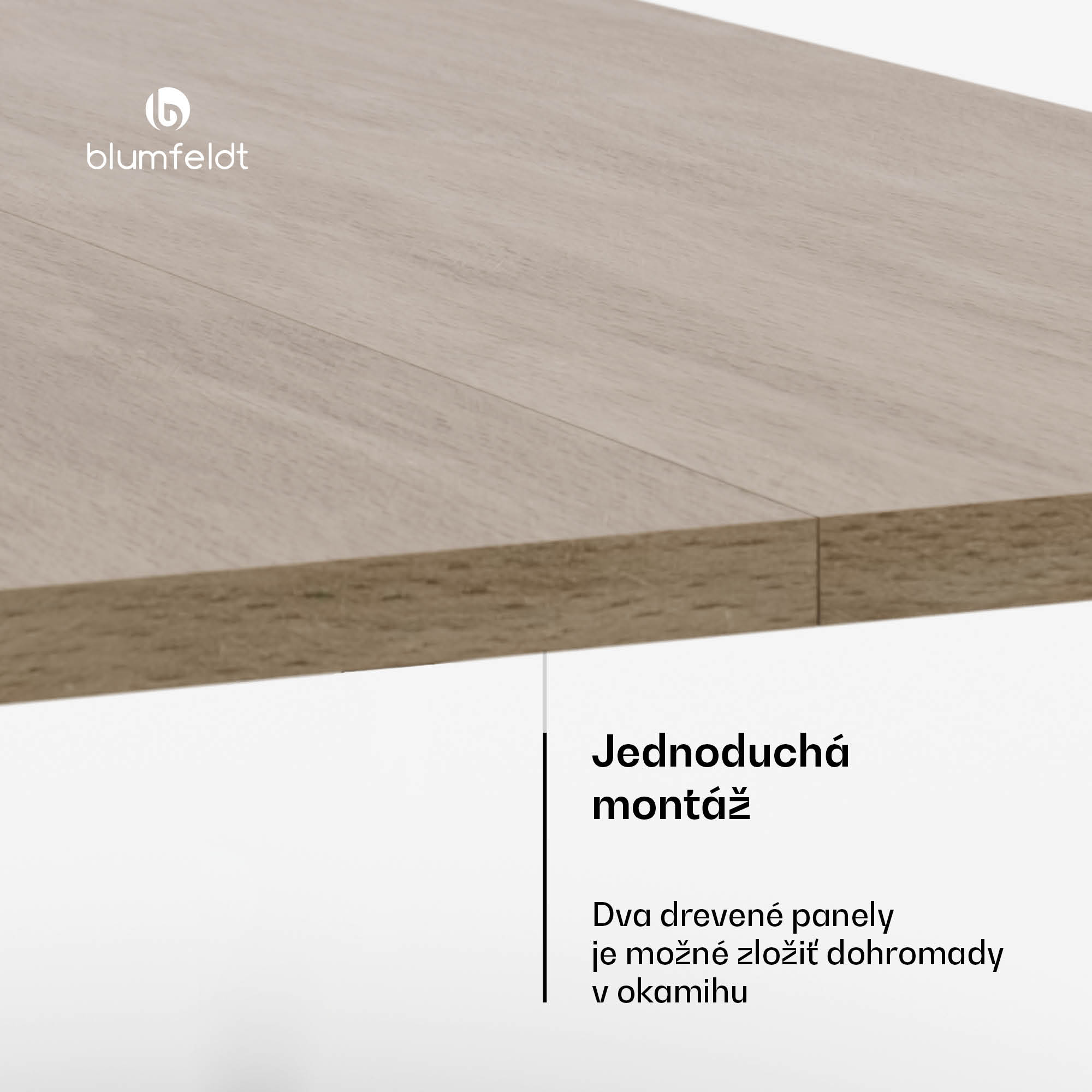 Blumfeldt Bearsdon stolová doska 120 x 80 cm do kuchyne a jedálne, Robustná vrstvená drevotrieska – Obrázok 4