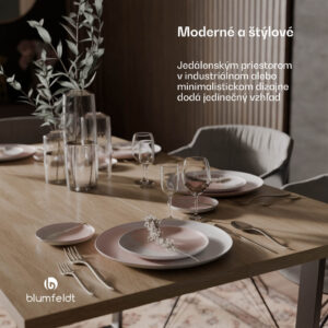 Blumfeldt Bearsdon stolová doska 140 x 80 cm pre kuchyňu a jedáleň, Robustná vrstvená drevotrieska