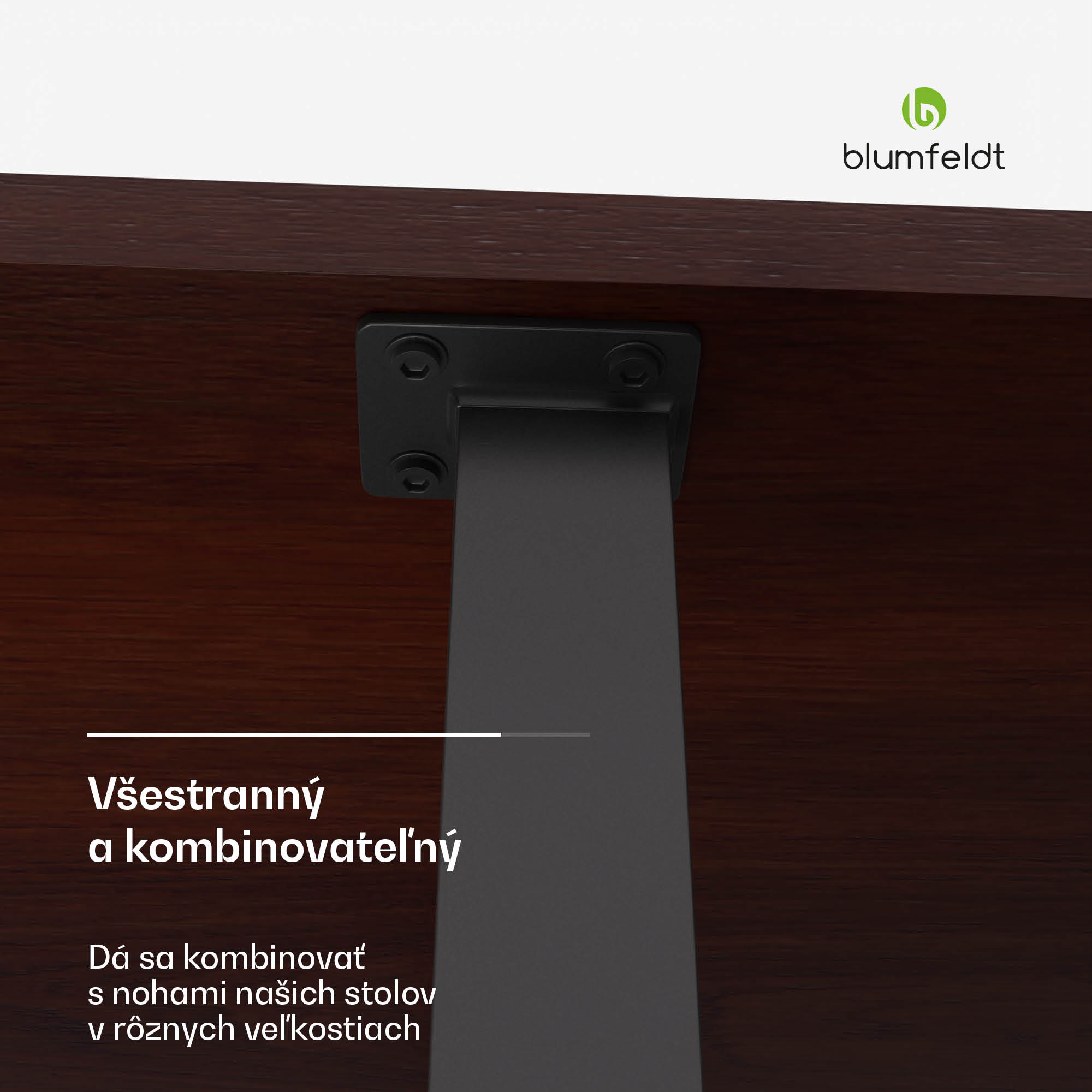 Blumfeldt Bearsdon stolová doska 180 x 90 cm pre kuchyňu a jedáleň, Robustná vrstvená drevotrieska – Obrázok 3