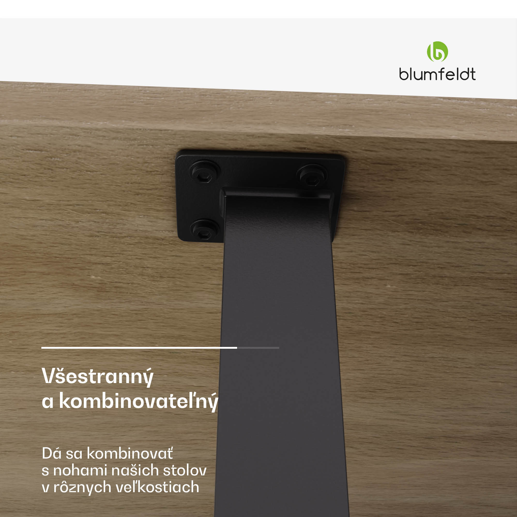 Blumfeldt Bearsdon stolová doska 200 x 100 cm pre kuchyňu a jedáleň, Robustná laminátová doska – Obrázok 3