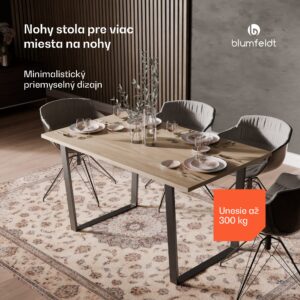 Blumfeldt Ayr Table Legs, Nohy stola 86 x 72 cm, kov