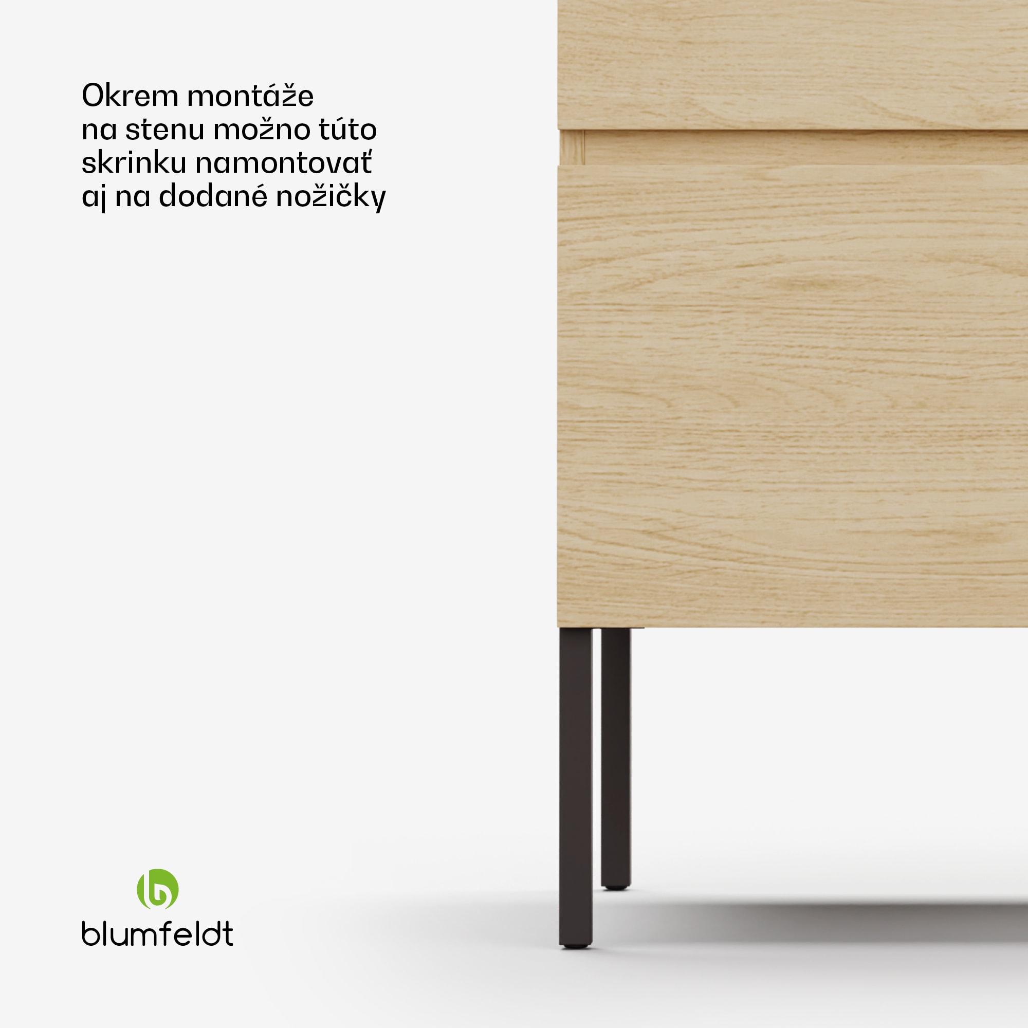 Blumfeldt Johnstone, umývadlo a skrinka do kúpeľne, 60 cm, keramické umývadlo – Obrázok 5