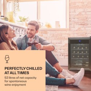 Klarstein Ultimo 20 Uno, vinotéka, 53 l, 131 W, 5–18°C, dotykový ovládací panel