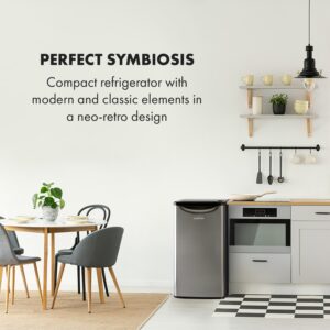 Klarstein Yummy, chladnička s mraziacim priečinkom, 90 l, energet. trieda E, 42 dB