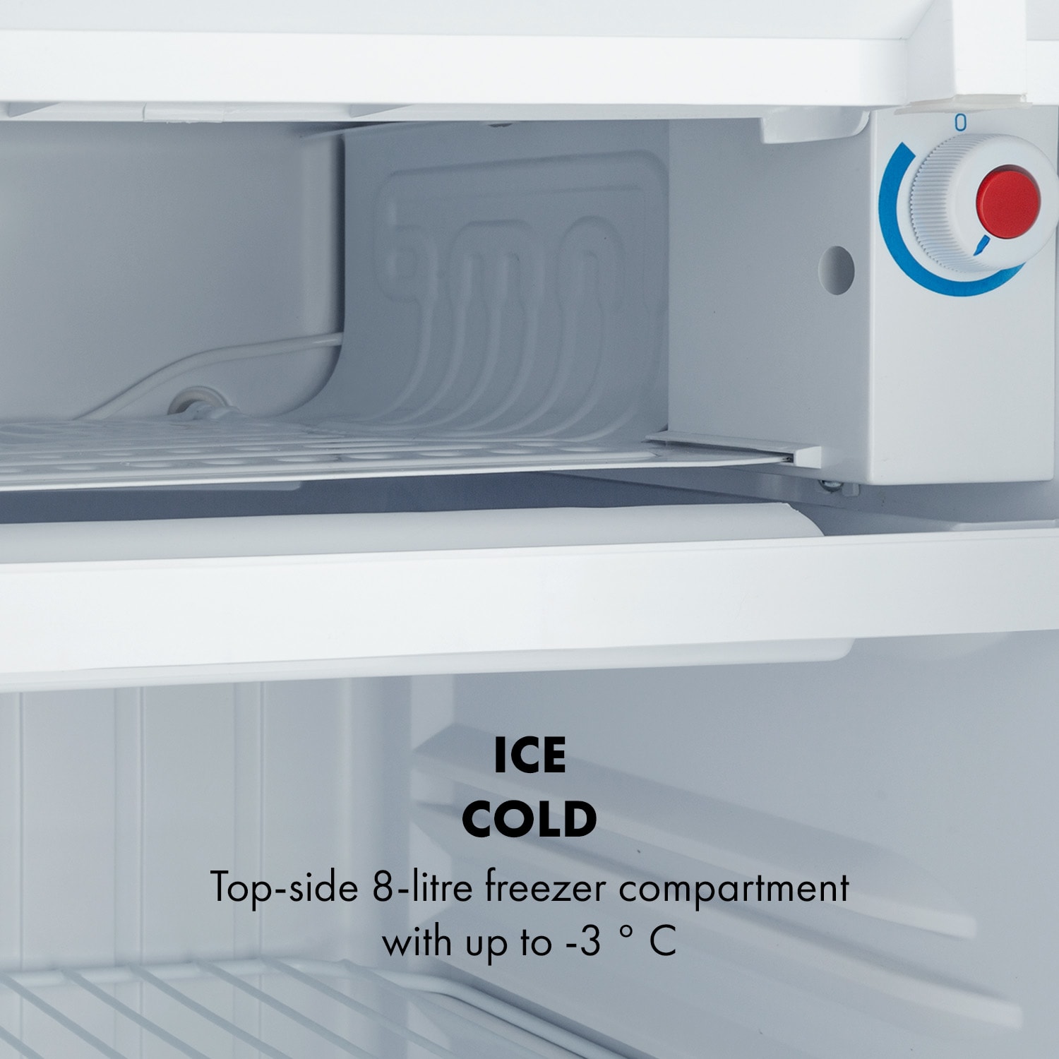 Klarstein Yummy, chladnička s mraziacim priečinkom, 90 l, energet. trieda E, 42 dB – Obrázok 3