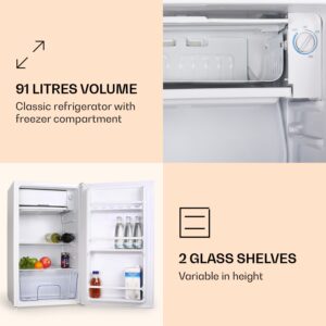 Klarstein 90L1-WH, kombinovaná chladnička, 91 l, energet. trieda F