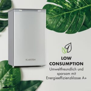 Klarstein Garfield XL, mraznička, 60 l, 80 W, 4 hviezdičky, prevádzková hlučnosť: 41 dB