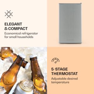 Klarstein Alleinversorger, chladnička, 91 l, energet. trieda F, 2 poschodia mraziaceho priečinku, nehrdzavejúca oceľ