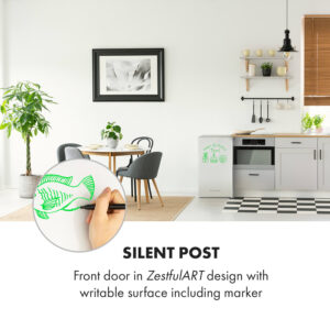 Klarstein Spitzbergen Uni, chladnička, 91 l, mraziaci priečinok 10 l, energet. trieda F, biela