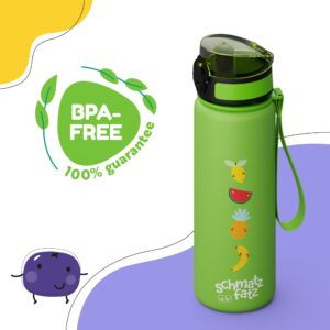 Klarstein Schmatzfatz, fľaša na pitie, športová fľaša, 500 ml, 24 cm, tritan