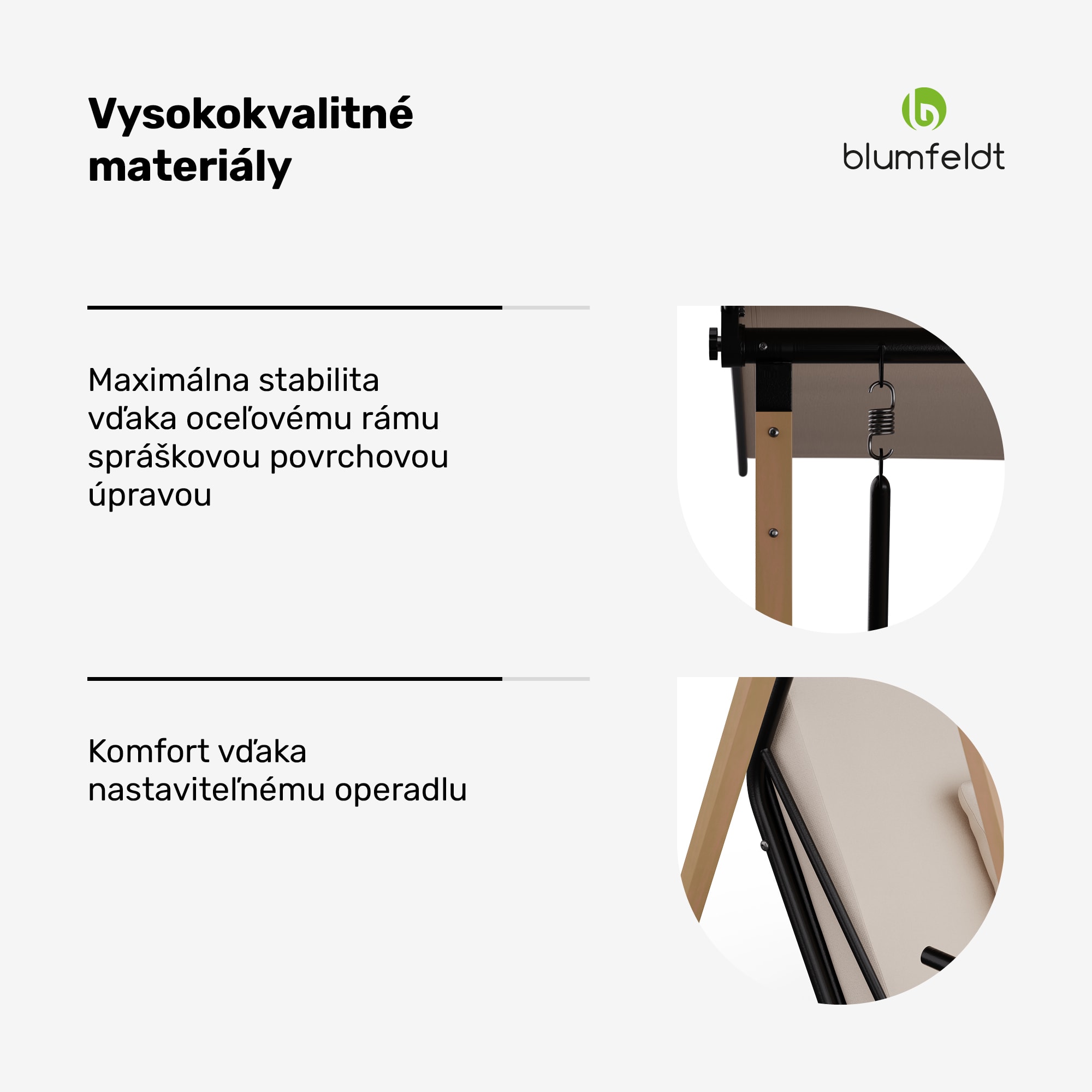 Blumfeldt ZenGrove, hollywoodska hojdačka, 3-miestna, individuálne nastaviteľná, oceľ s práškovou povrchovou úpravou, odolná voči poveternostným vplyvom – Obrázok 4