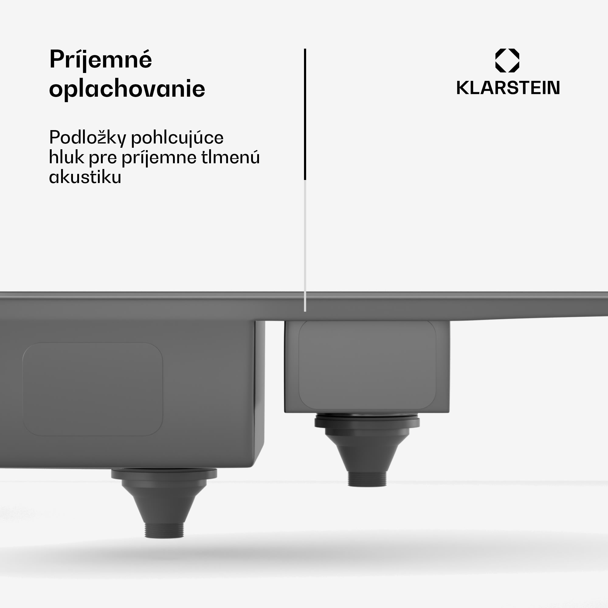 Klarstein TitanSteel kuchynský drez s odkvapkávačom, 100 x 45 cm, 2 umývadlá, nehrdzavejúca oceľ, odolný voči teplu – Obrázok 4