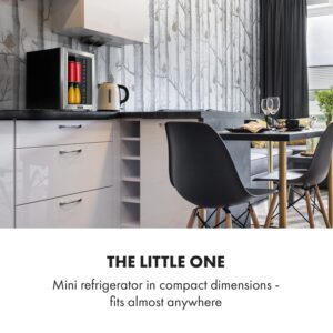 Klarstein Harlem, chladnička na nápoje, 23 l, 1 kovová polica, sklenené dvere