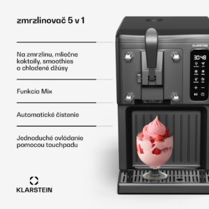 Klarstein SweetSwirl zmrzlinovač, zmrzlina, smoothies a mliečne koktaily, automatické čistenie