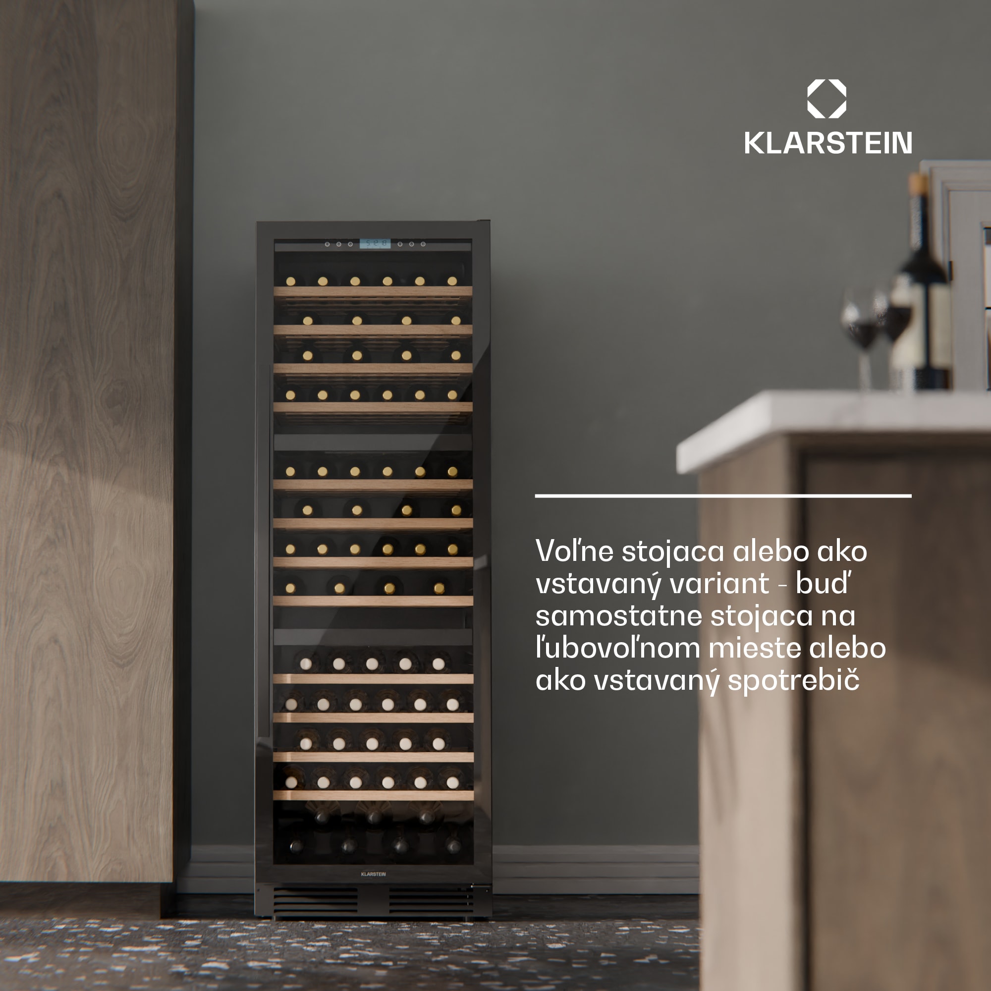 Klarstein Vinovilla Trio chladnička na víno, 143 fliaš, 3 zóny, 38 dB, 12 políc, kompresor, 413 litrov – Obrázok 2