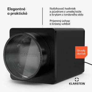 Klarstein TimeSync naťahovač hodiniek, 1 hodinky, 5 režimov, 3 smery, vegánsky, univerzálna veľkosť, tichý