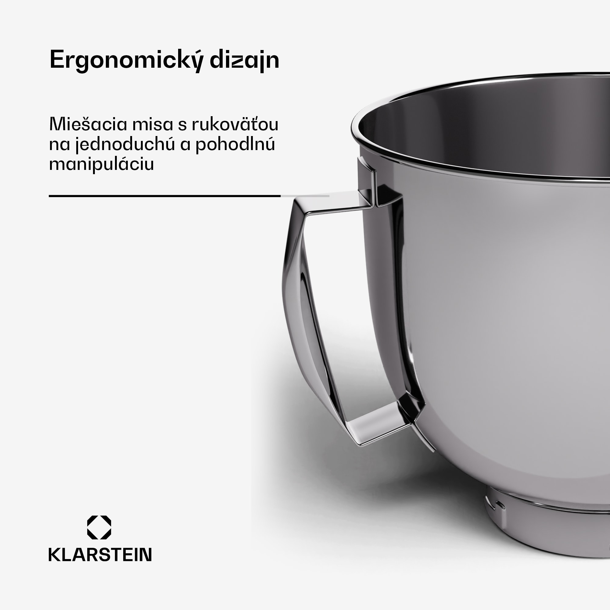 Klarstein Chiara misa z nehrdzavejúcej ocele, 5 l, vhodná do umývačky riadu, ergonomická rukoväť, kompatibilná, nehrdzavejúca