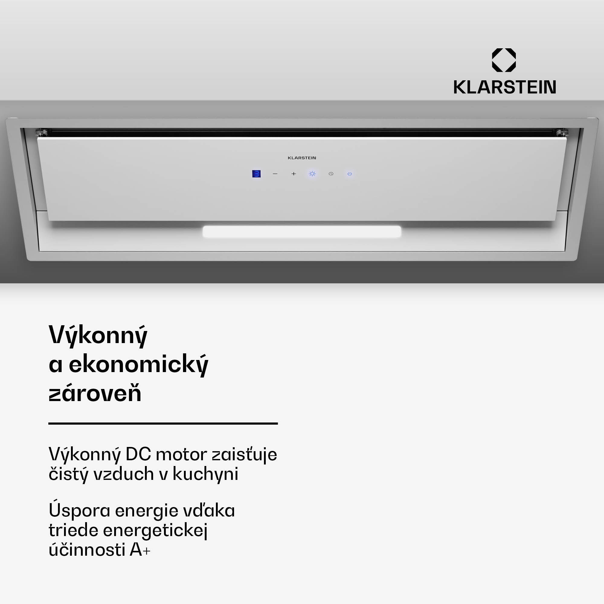 Klarstein Ventimate digestor, dotykové ovládanie, odsávanie/recirkulácia, EEK A+, 3 úrovne, LED, tichý – Obrázok 2