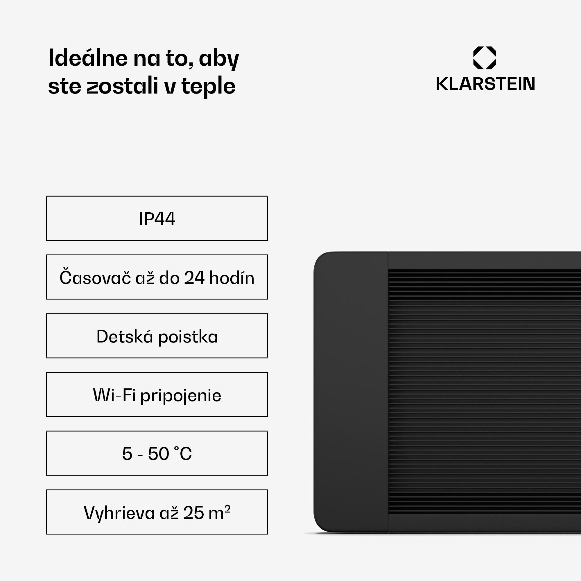 Blumfeldt Cosmic Beam infračervený nástenný ohrievač, pre exteriér, 5 až 50 stupňov, IP44, do 30 m² – Obrázok 2