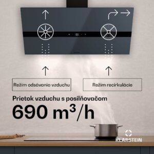 Klarstein WiFusion digestor, WiFi, LED, 690 m³/h, A++
