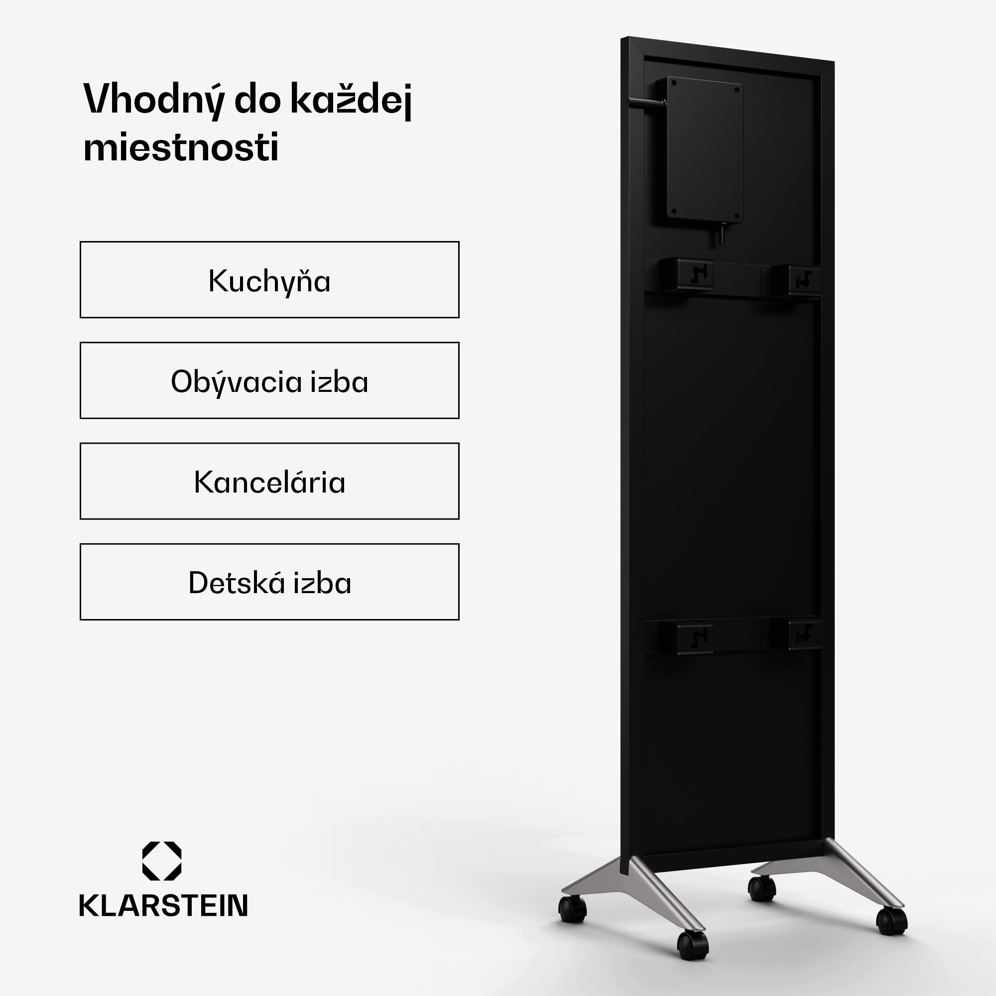 Klarstein Wonderwall Smart Bornholm Infračervený ohrievač, 400 W, Inteligentné ovládanie, montáž na stenu, LED-Displej – Obrázok 5