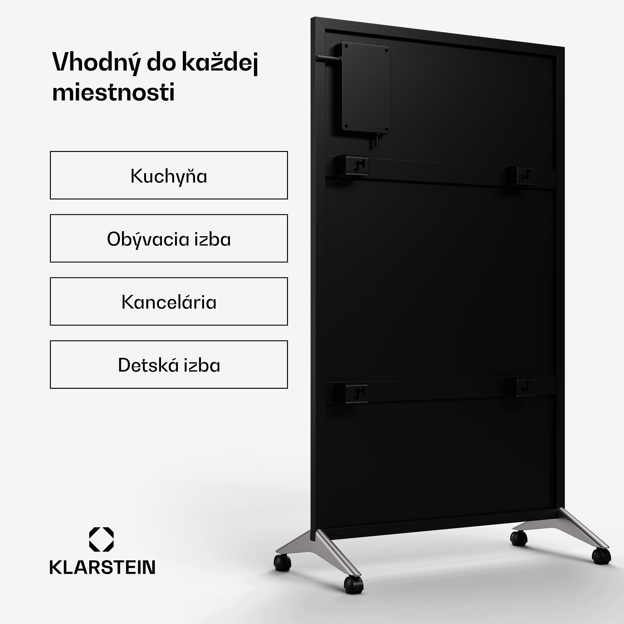 Klarstein Wonderwall Smart Bornholm Infračervený ohrievač, 800 W, Inteligentné ovládanie, montáž na stenu, LED-Displej – Obrázok 5