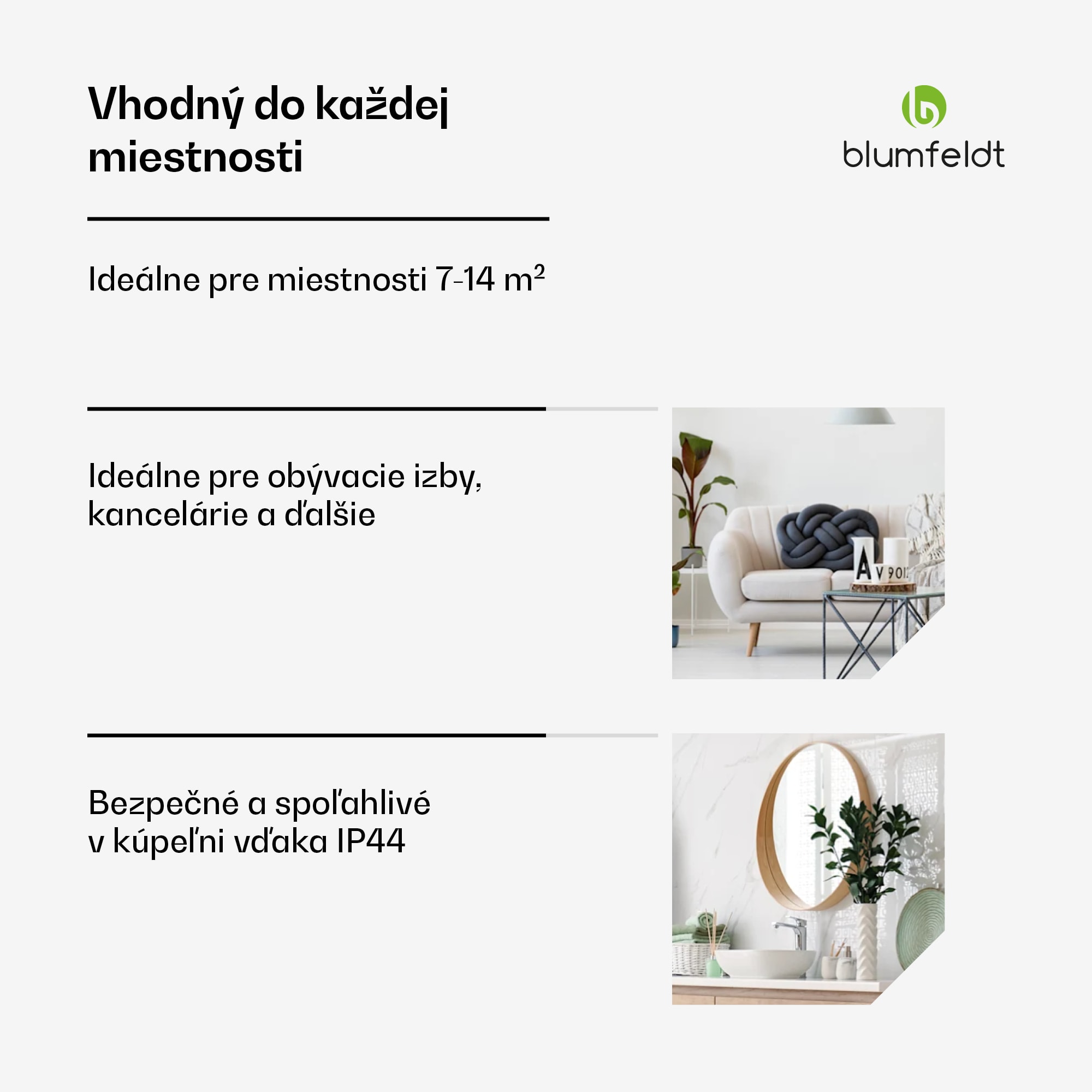 Blumfeldt SmartFlow Tower infračervený sálavý ohrievač, 700 W, 360° distribúcia tepla, WLAN-ovládanie – Obrázok 2