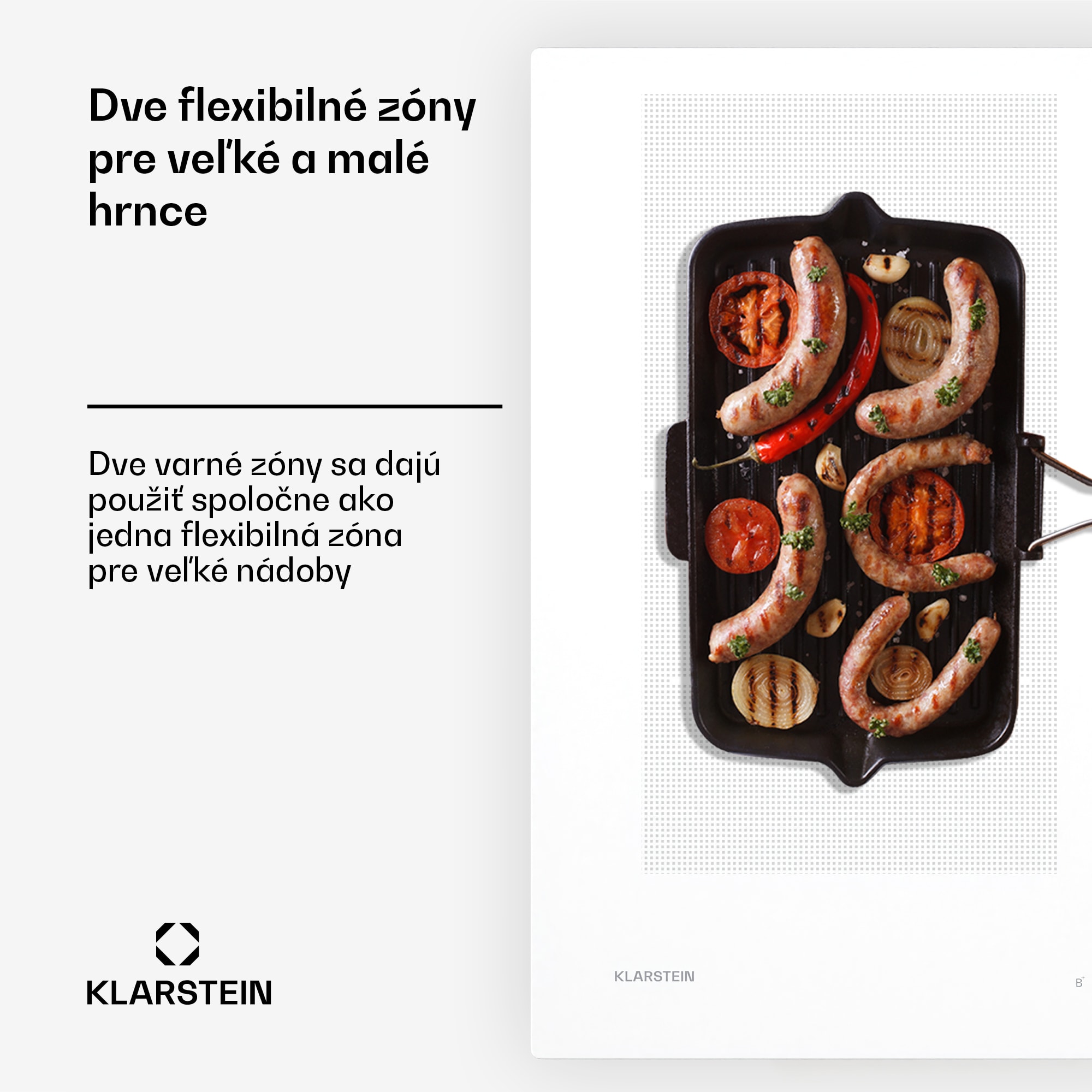 Klarstein Chef-Fusion Down Air System, 2 v 1, indukčná varná doska + digestor, výkonný, 7200 W – Obrázok 2