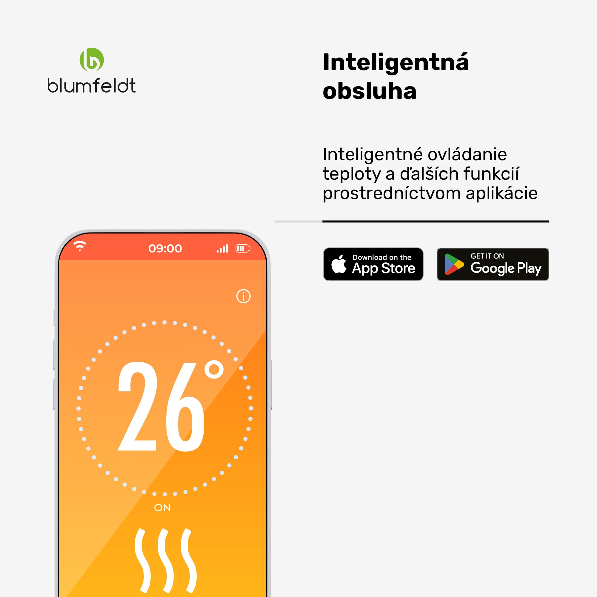 Blumfeldt SwiftWave infračervený ohrievač, 2000 W, do 20 m², dotykové ovládanie aplikáciou, grafén – Obrázok 3