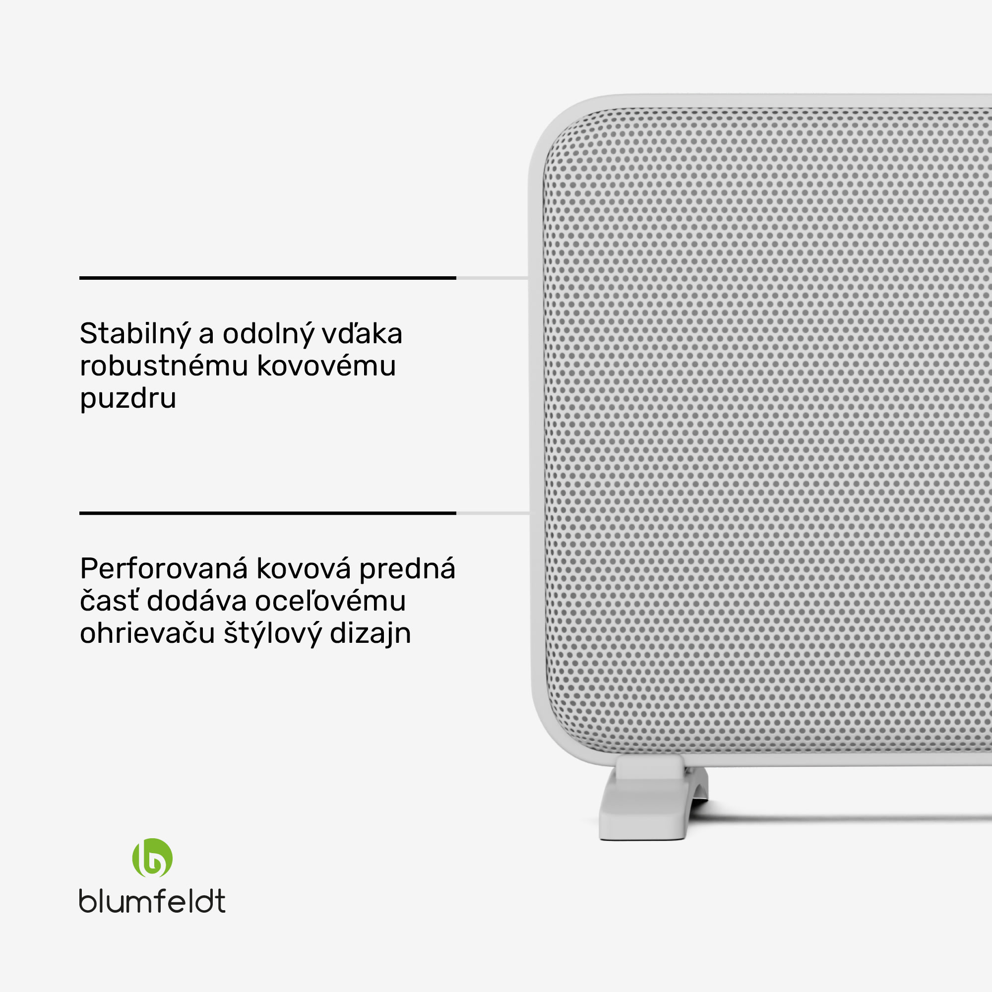 Blumfeldt SwiftWave infračervený ohrievač, 2000 W, do 20 m², dotykové ovládanie aplikáciou, grafén – Obrázok 4