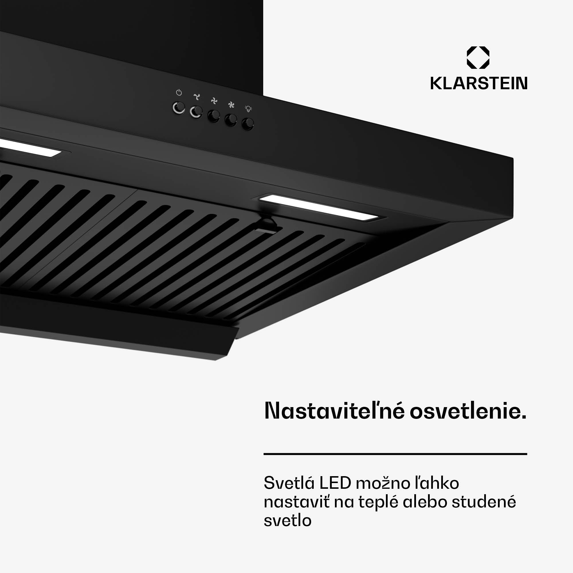 Klarstein AeroClean digestor, 649,9 m³/h, 4 úrovne, EEK A++, odsávanie/recirkulácia vzduchu – Obrázok 4