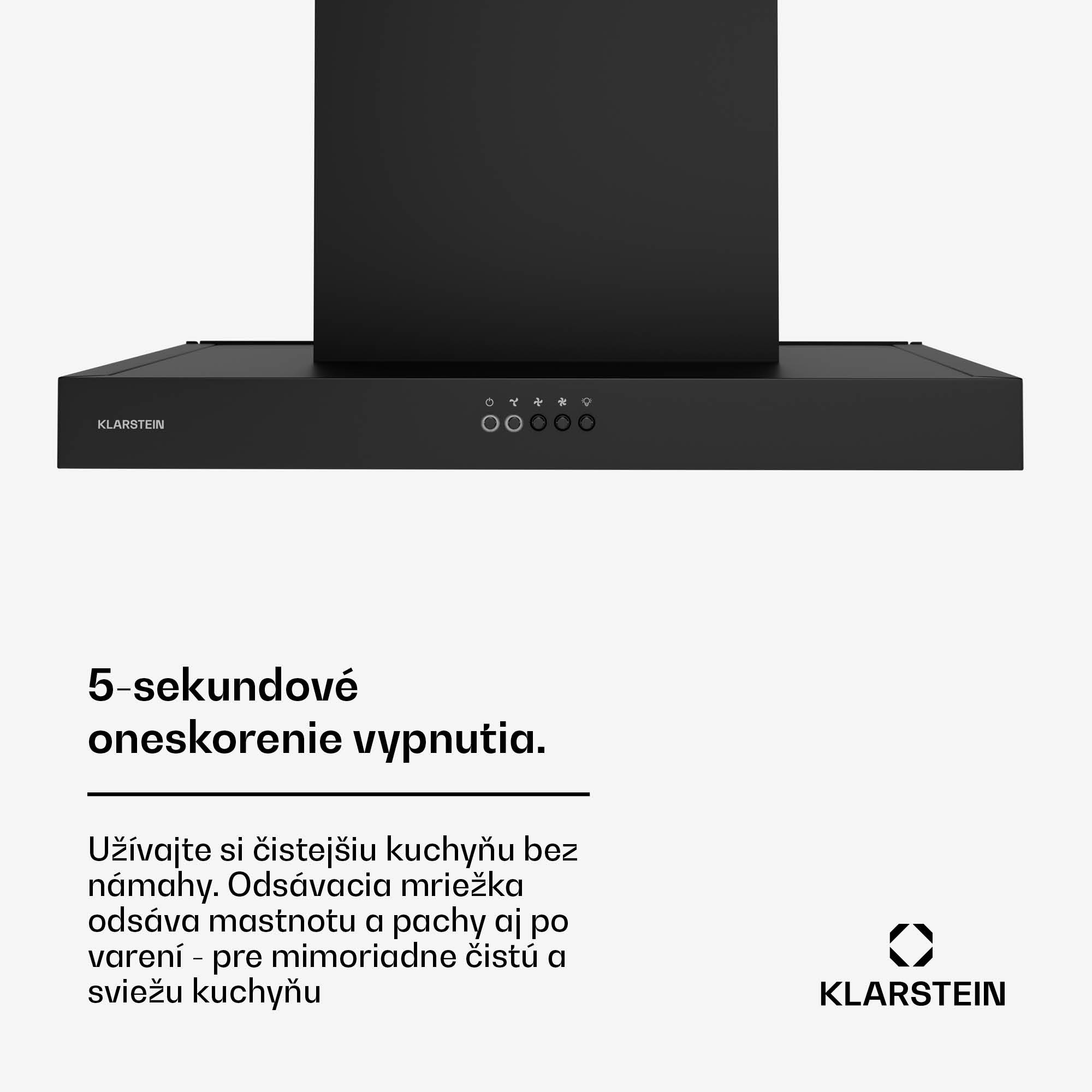 Klarstein AeroClean digestor, 649,9 m³/h, 4 úrovne, EEK A++, odsávanie/recirkulácia vzduchu – Obrázok 5