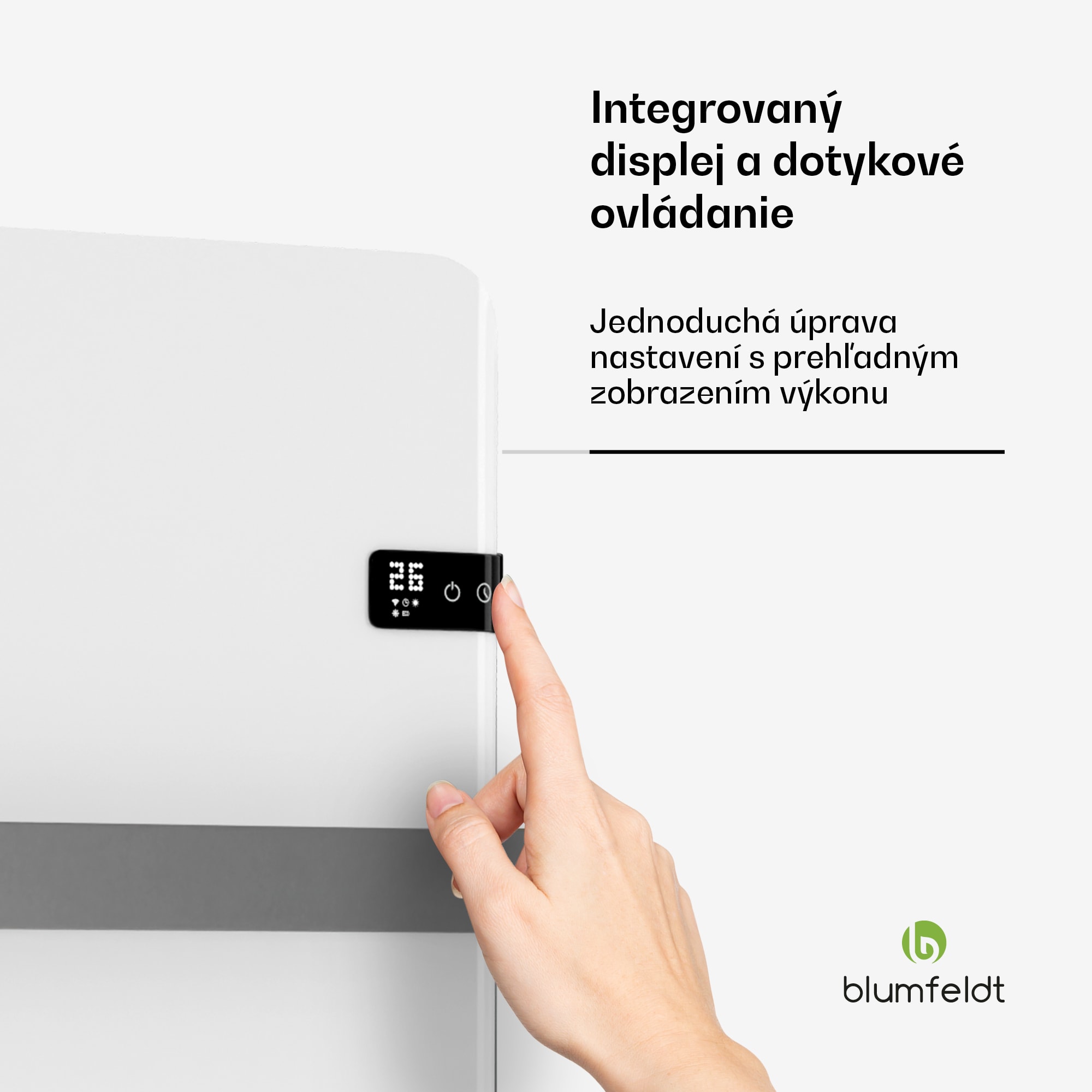 Blumfeldt Inteligentný infračervený ohrievač, ohrievač uterákov, výkon 500 W, IP24 – Obrázok 5