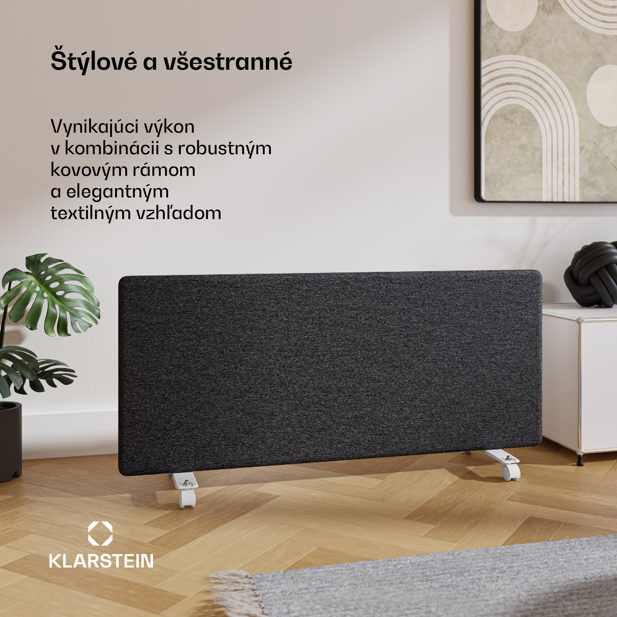 Blumfeldt ThermaTouch konvektor, 2 000 W, elegantný dizajn, dotykové ovládanie, do 20 m² – Obrázok 2