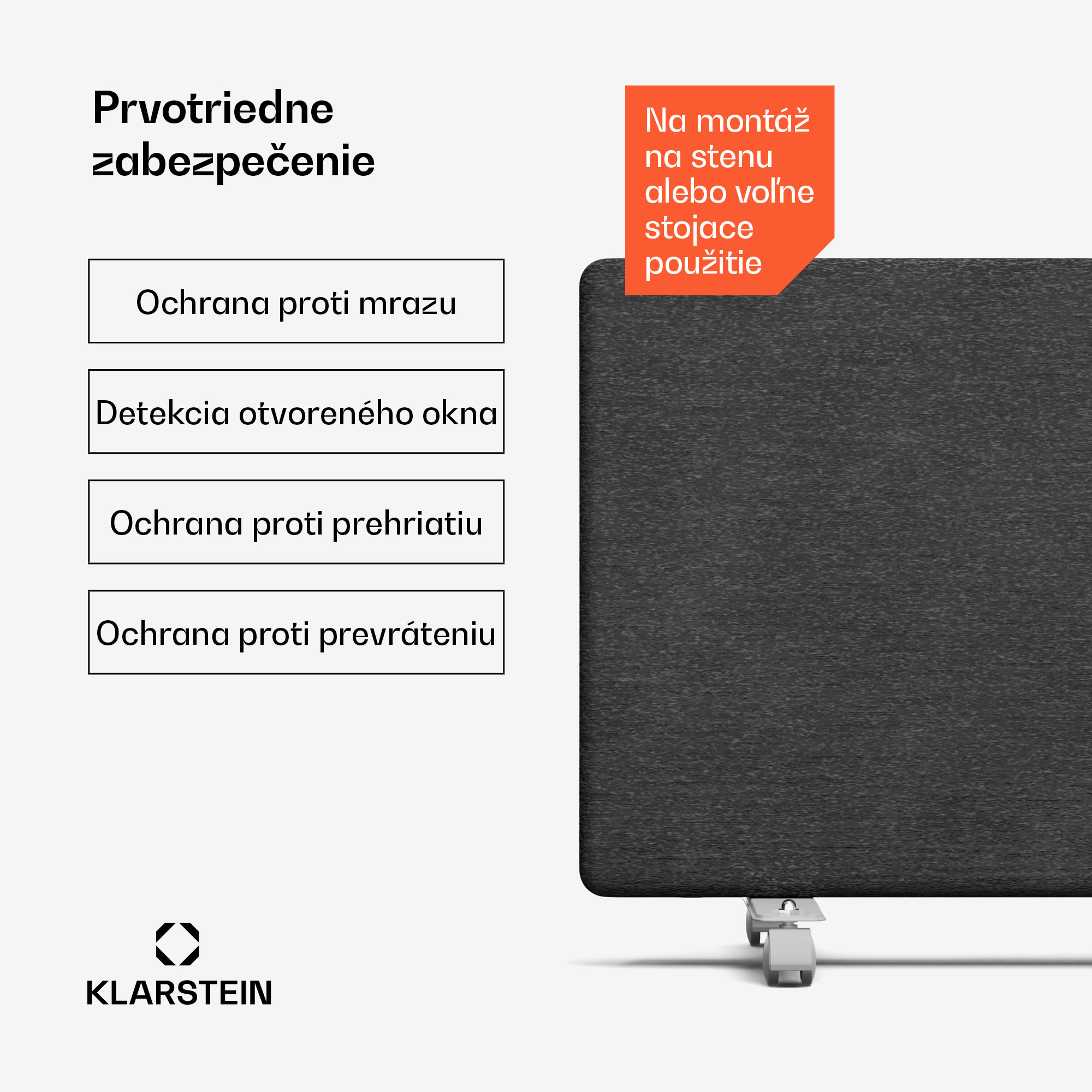 Blumfeldt ThermaTouch konvektor, 2 000 W, elegantný dizajn, dotykové ovládanie, do 20 m² – Obrázok 4