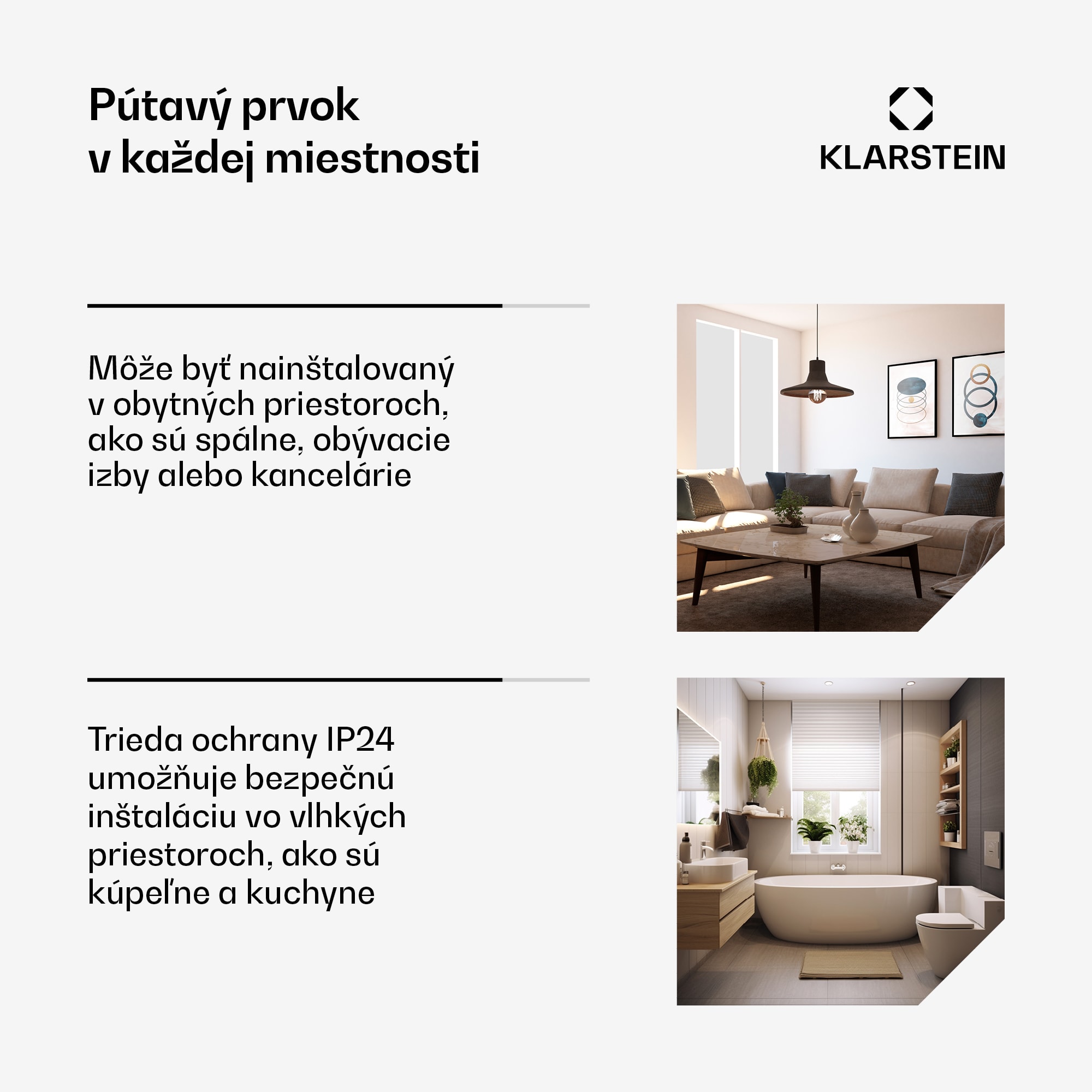 Blumfeldt ThermaTouch konvektor, 2 000 W, elegantný dizajn, dotykové ovládanie, do 20 m² – Obrázok 5