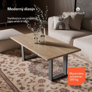 Blumfeldt UrbanFodge U nohy stola, Moderný dizajn, Pre projekty DIY, Nosnosť 200 kg