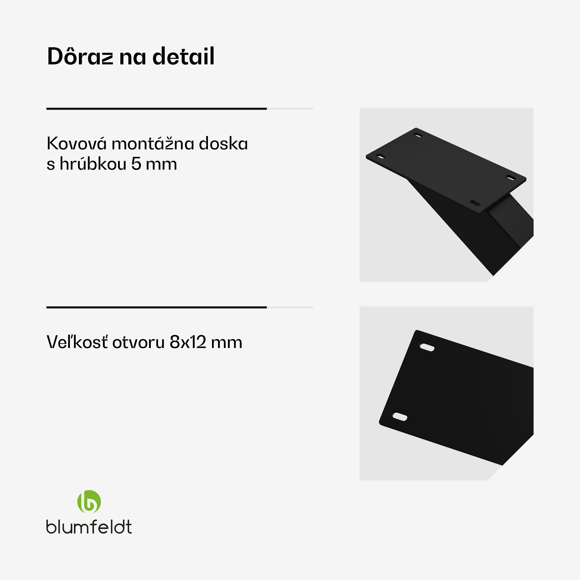 Blumfeldt UrbanFodge TRIPLE X nohy stola, Moderný dizajn, pre projekty DIY, Nosnosť 200 kg – Obrázok 3