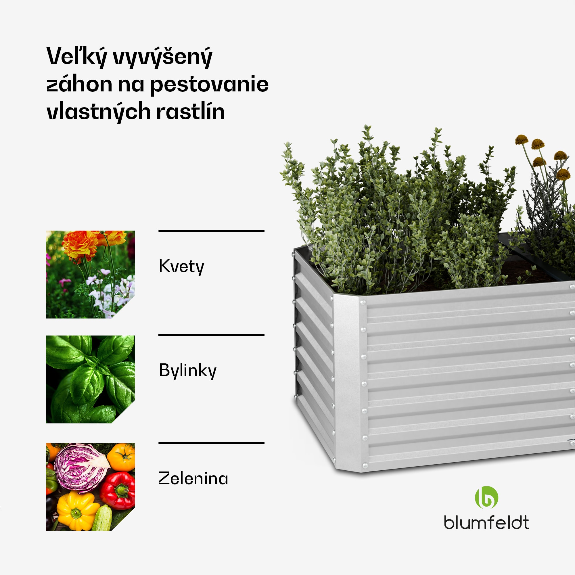 Blumfeldt High Grow Straight vyvýšený záhon, 1440 L, Ergonomický, Odolný voči poveternostným vplyvom, Otvorená základňa – Obrázok 3