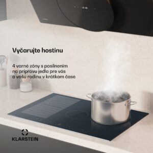 Klarstein Delicatessa 77 Flex vstavaná indukčná varná doska, 7500 W, Flexi zóna, Booster, Indukcia
