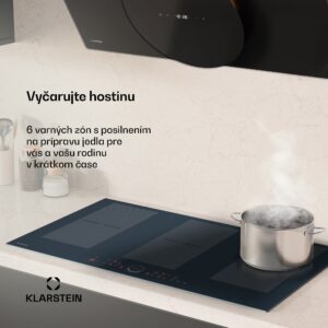 Klarstein Delicatessa 90 Full Flex vstavaná indukčná varná doska, 7500 W, Flexi zóna, Booster, Indukcia