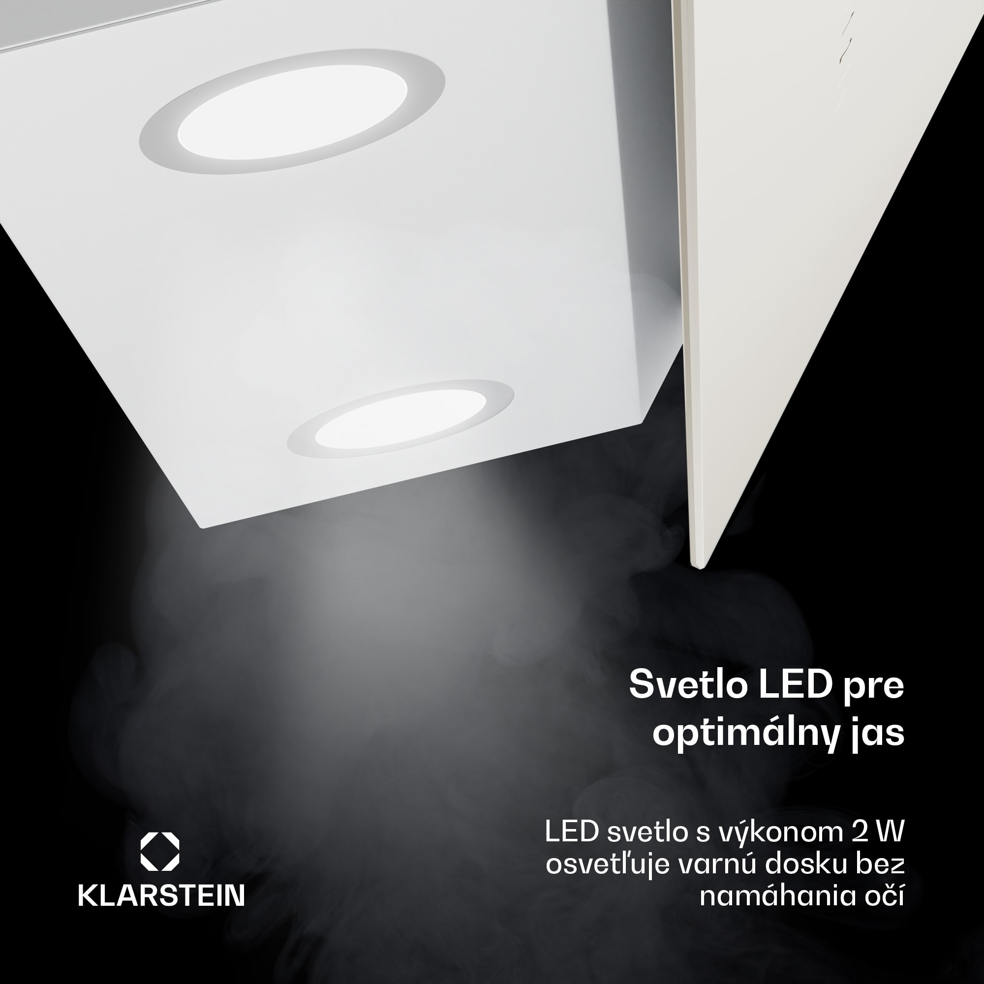 Klarstein Alina digestor, 60 cm, 600 m³/h, Tichý, EEK A – Obrázok 4