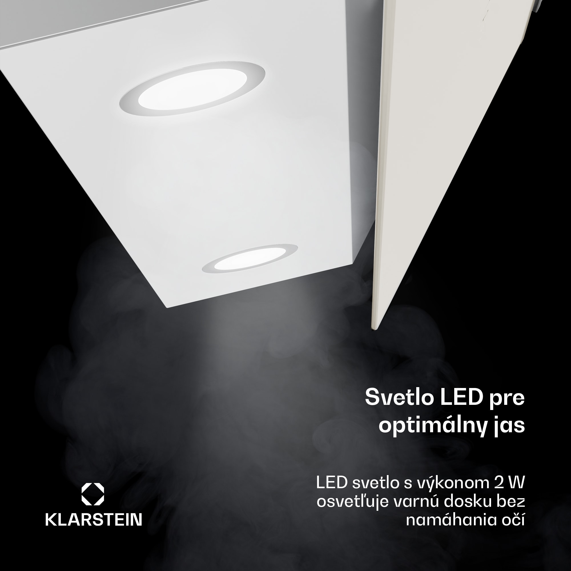 Klarstein Alina digestor, 90 cm, 615 m³/h, Tichý, EEK A – Obrázok 4