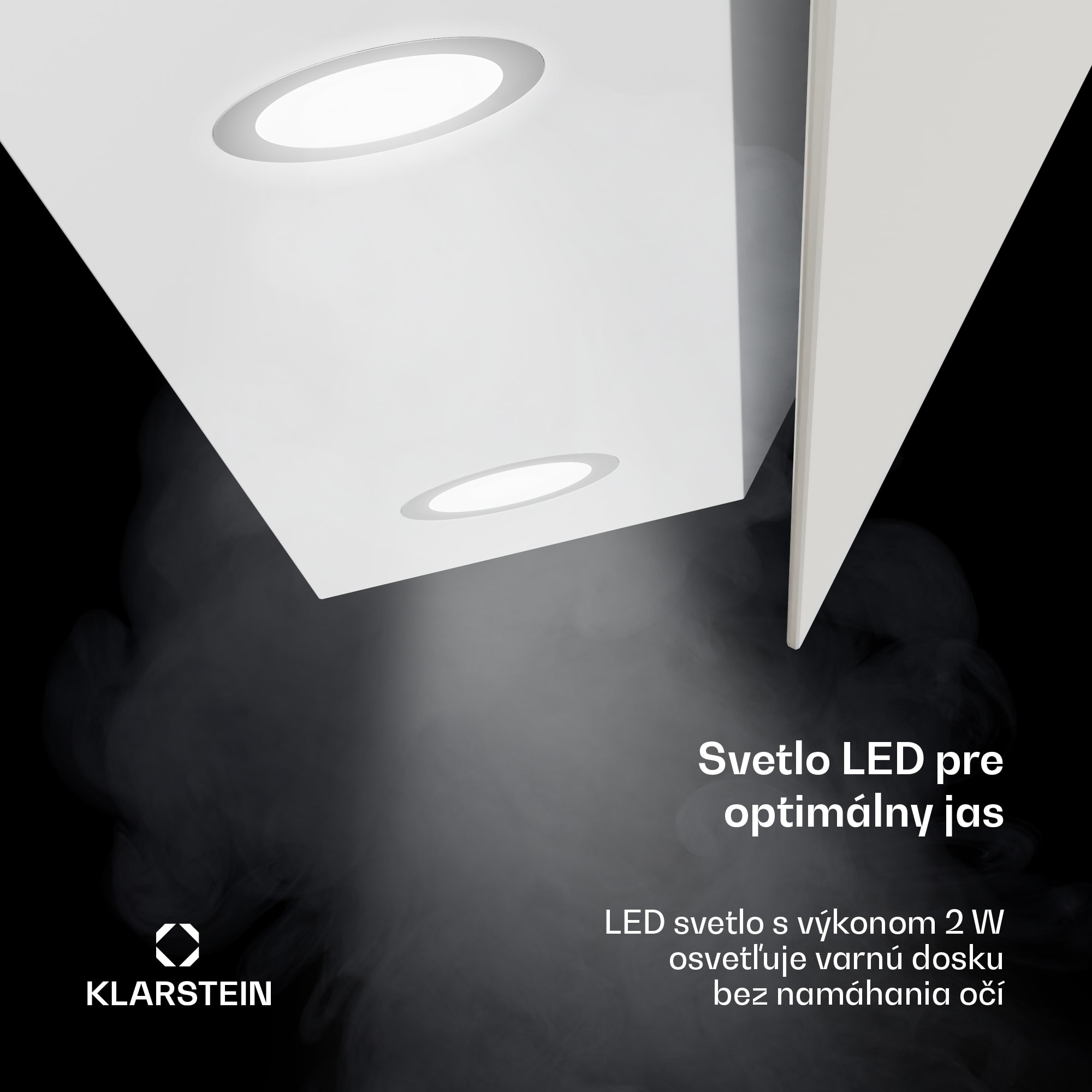 Klarstein Alina digestor, 90 cm, Smart, 615 m³/h, Tichý, EEK A – Obrázok 4