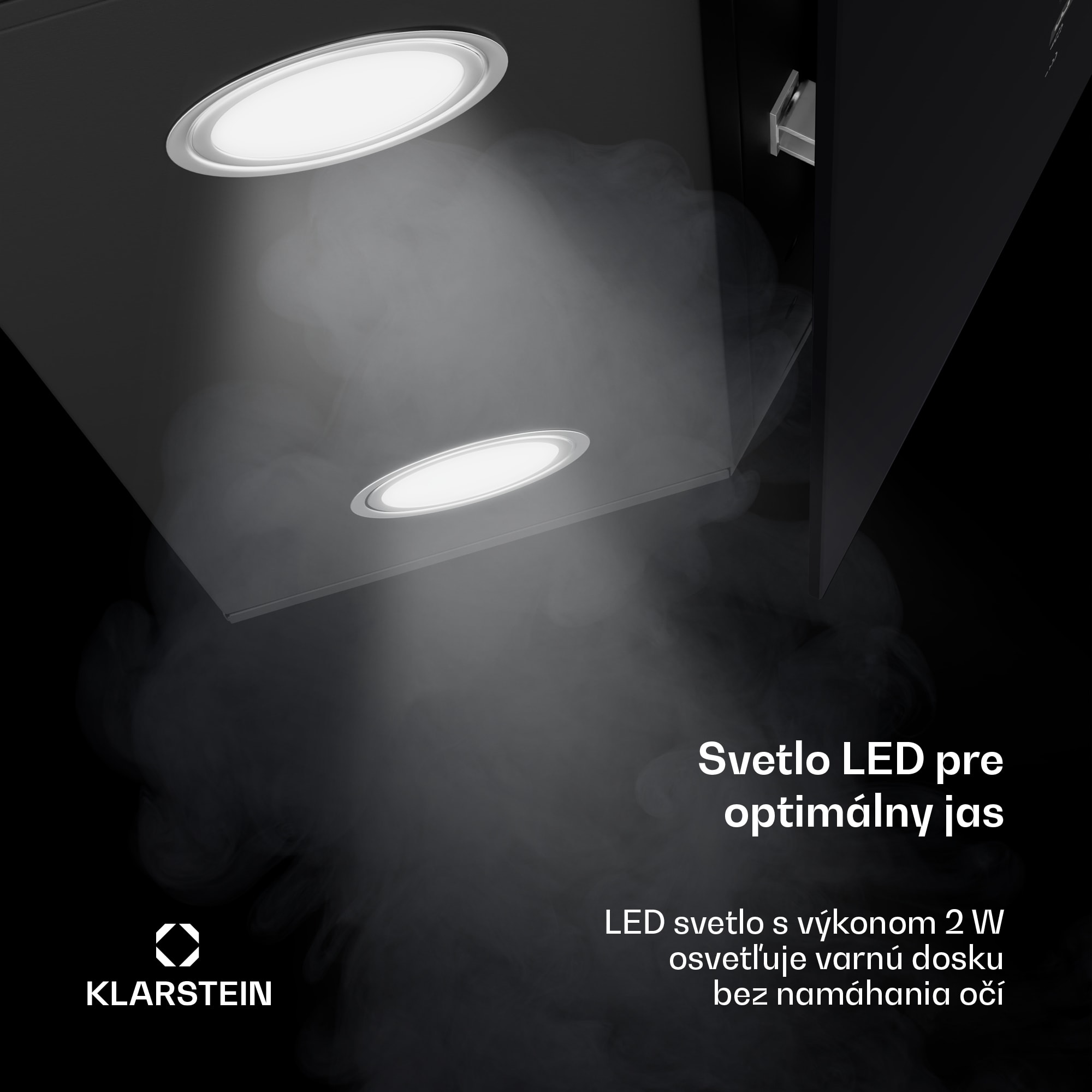 Klarstein Alina digestor, 60 cm, 680 m³/h, Tichý, EEK A++ – Obrázok 4