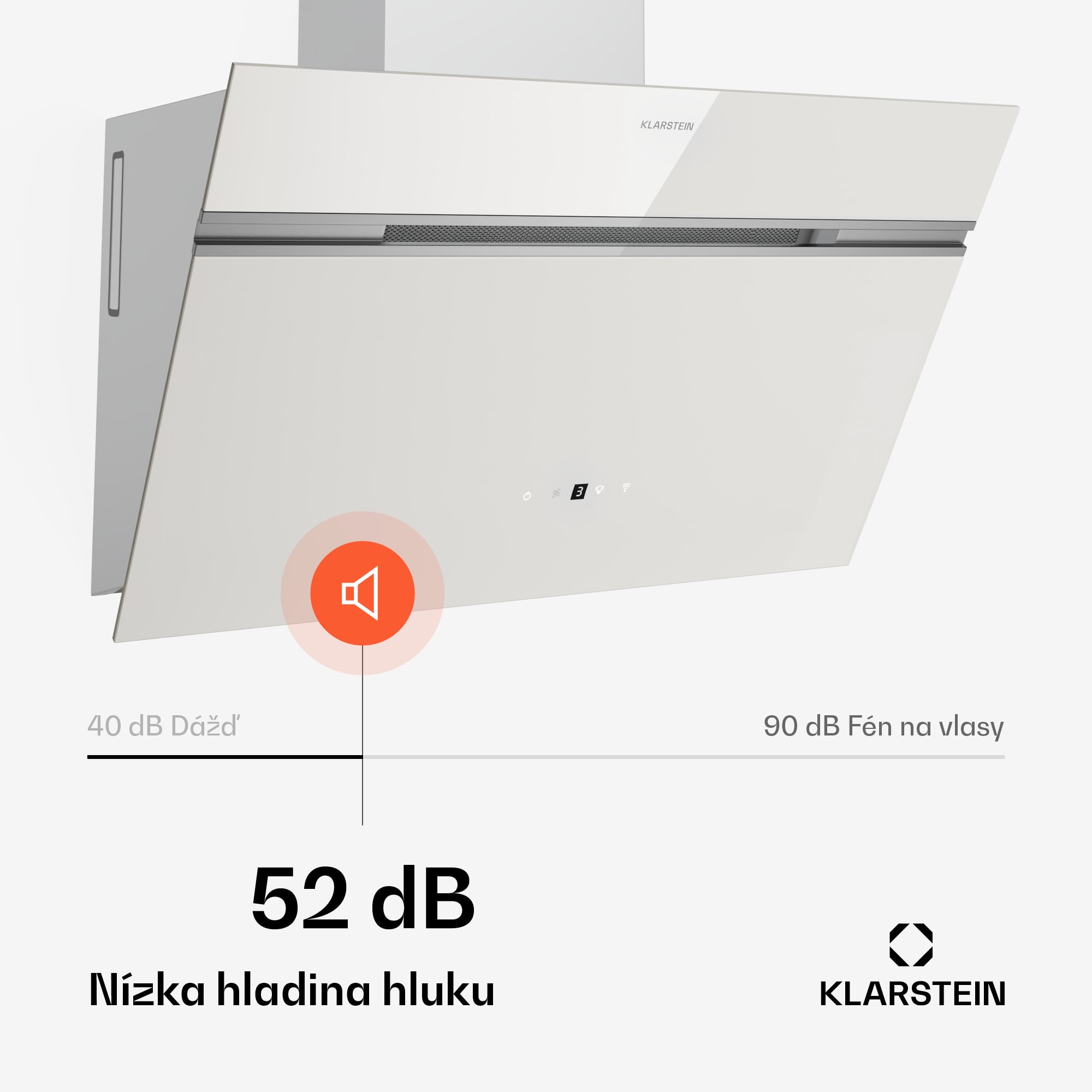 Klarstein Alina digestor, 60 cm, 680 m³/h, Tichý, EEK A++ – Obrázok 3